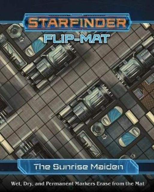 Book cover of: Starfinder Flip-Mat Starship: The Sunrise Maiden
