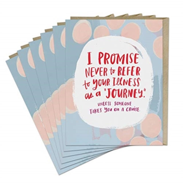 Book cover of: 6-Pack Em & Friends Illness Is Not A Journey Card