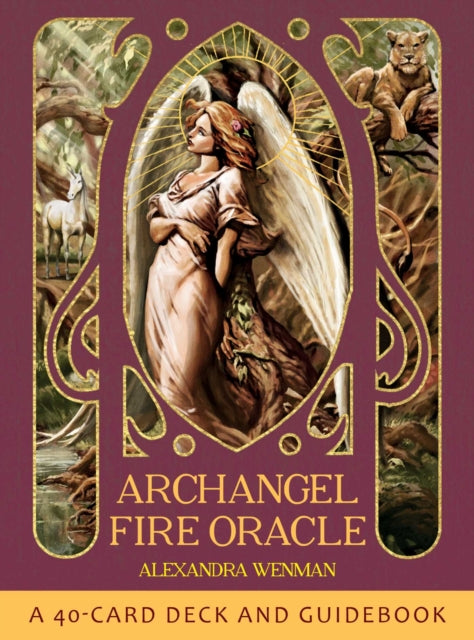 Book cover of: Archangel Fire Oracle. By: Alexandra Wenman