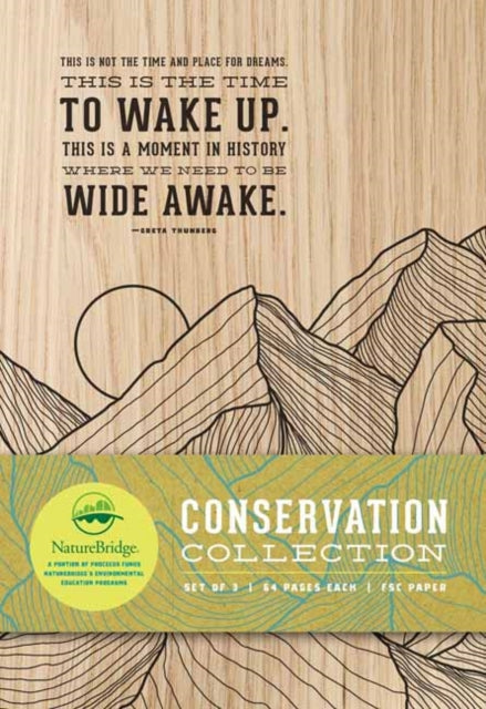 Book cover of: Conservation Sewn Notebook Collection (Set of 3)