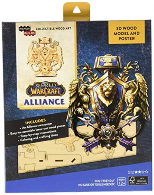 Book cover of: IncrediBuilds: World of Warcraft: Alliance 3D Wood Model and Poster