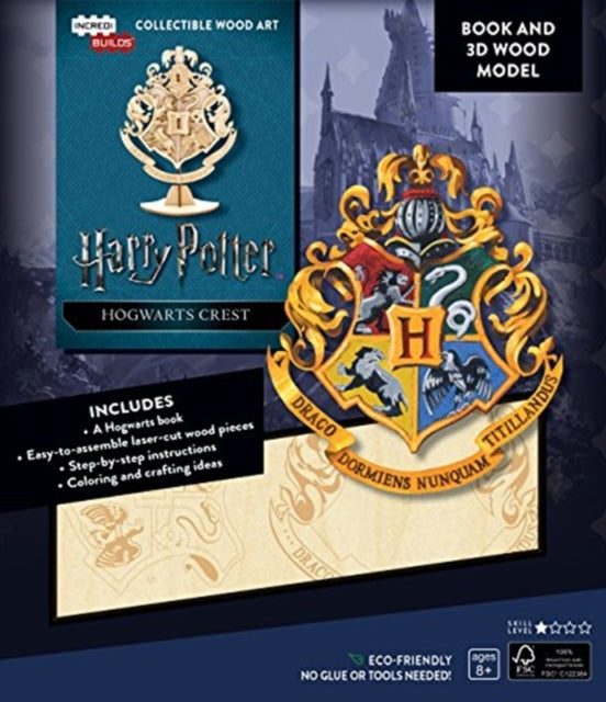 Book cover of: Harry Potter Hogwarts Crest 3D Wood Model