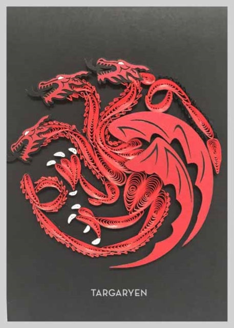 Book cover of: Game of Thrones: House Targaryen Quilled Card. By: Insights