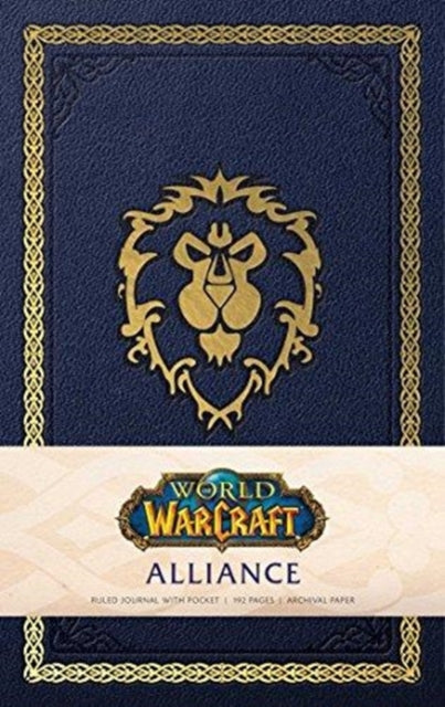 Book cover of: World of Warcraft: Alliance Hardcover Ruled Journal. Redesign