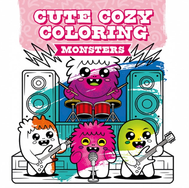 Book cover of: Cute Cozy Coloring: Monsters