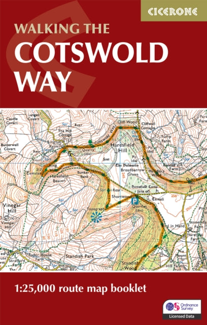 Book cover of: Cotswold Way Map Booklet. By: Kev Reynolds