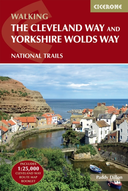 Book cover of: Cleveland Way and the Yorkshire Wolds Way. By: Paddy Dillon