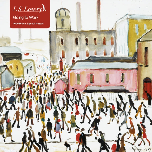 Book cover of: Adult Jigsaw Puzzle L.S. Lowry: Going to Work. By: Tree Flame