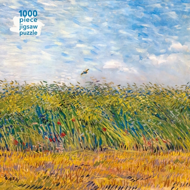 Book cover of: Adult Jigsaw Puzzle Vincent van Gogh: Wheat Field with a Lark. By: Flame Tree Studio