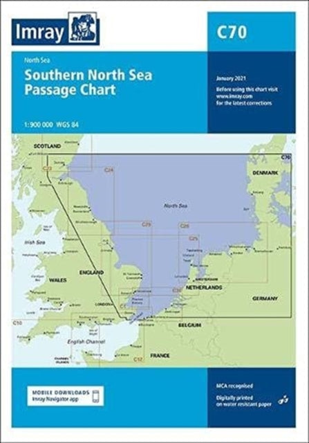 Book cover of: C70 Southern North Sea Passage Chart