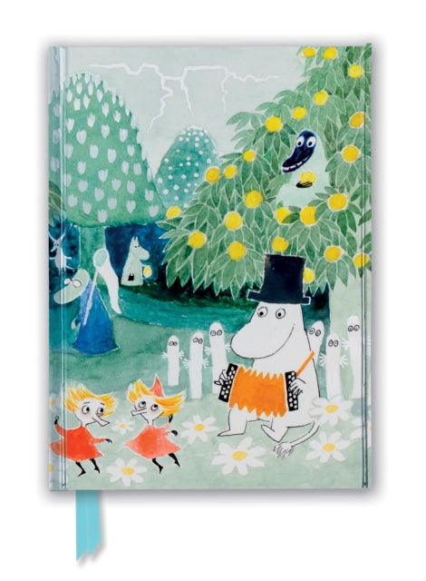 Book cover of: Moomin: Cover of Finn Family Moomintroll (Foiled Journal). By: Flame Tree Studio