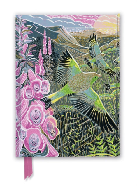 Book cover of: Annie Soudain: Foxgloves and Finches (Foiled Journal). By: Flame Tree Studio