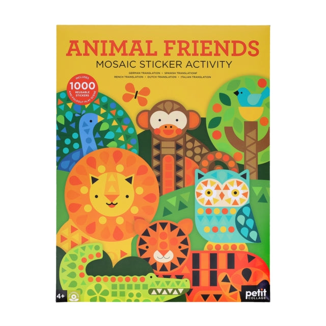 Book cover of: Mosaic Sticker Activity: Animal Friends
