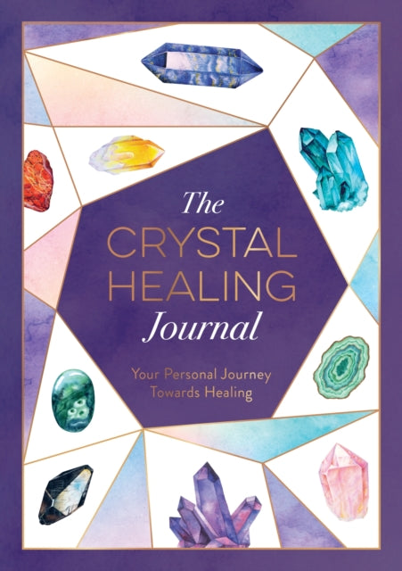 Book cover of: Crystal Healing Journal. By: Astrid Carvel