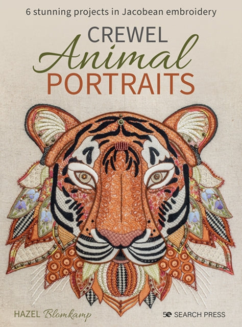 Book cover of: Crewel Animal Portraits. By: Hazel Blomkamp