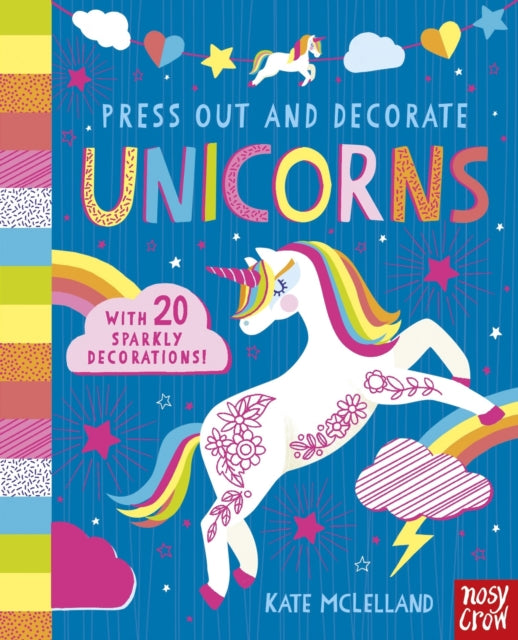 Book cover of: Press Out and Decorate: Unicorns