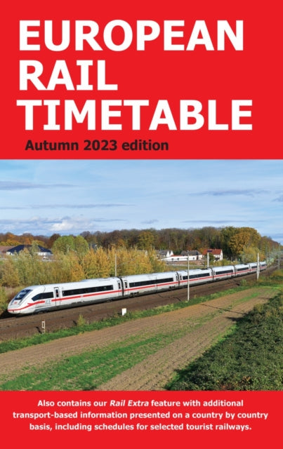 Book cover of: European Rail Timetable Autumn 2023