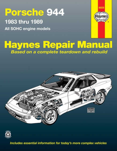 Book cover of: Porsche 944 4-cylinder (1983-1989) HaynesRepair Manual(USA). By: John Haynes