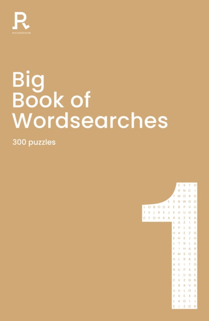 Book cover of: Big Book of Wordsearches Book 1. By: Richardson Puzzles Richardson Puzzles and Games