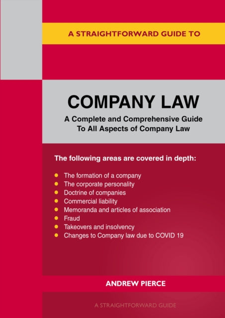 Book cover of: Company Law. By: Andrew Pierce