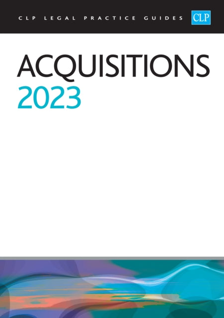 Book cover of: Acquisitions 2023. By: of Law
