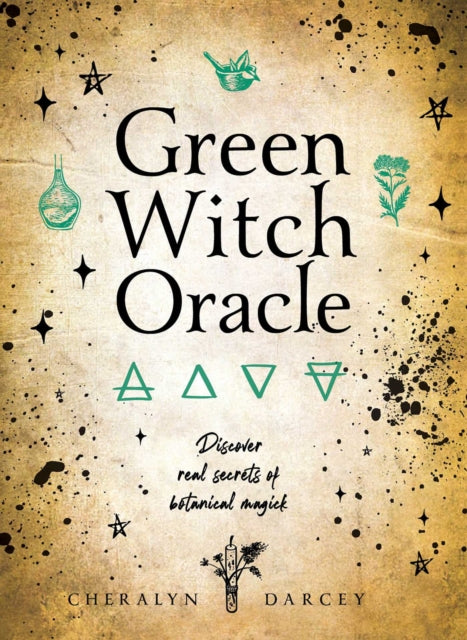 Book cover of: Green Witch Oracle Cards. By: Cheralyn Darcey