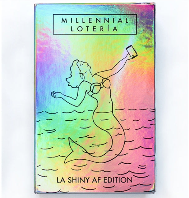 Book cover of: Millennial Loteria: La Shiny AF Edition. By: Mike Alfaro