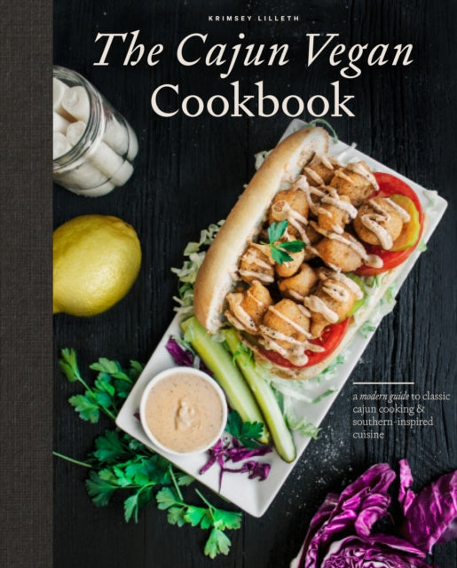 Book cover of: Cajun Vegan Cookbook. By: Krimsey Lilleth