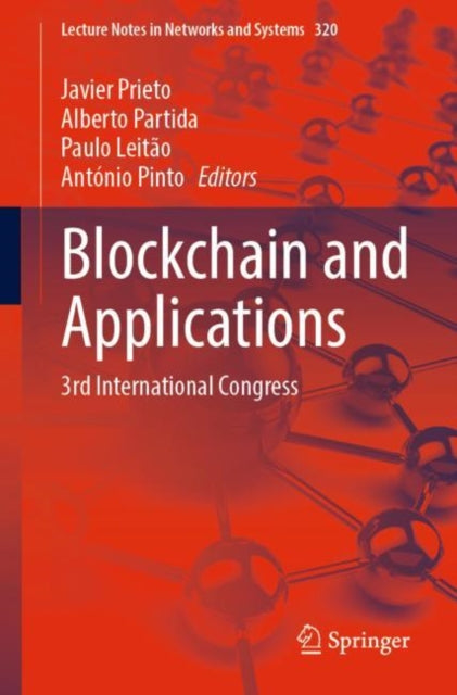 Book cover of: Blockchain and Applications. By: Javier Prieto