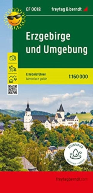 Book cover of: Erzgebirge and surroundings, adventure guide 1:160,000, freytag & berndt, EF 0018