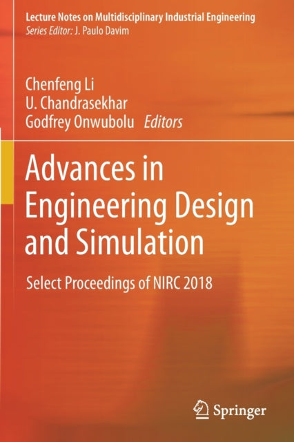 Book cover of: Advances in Engineering Design and Simulation. By: Chenfeng Li