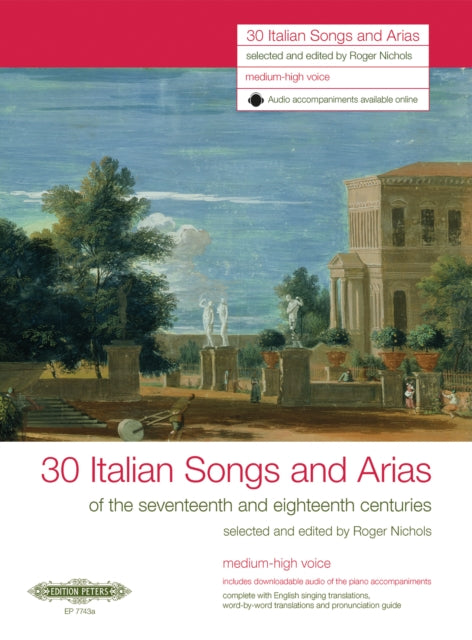 Book cover of: 30 Italian Songs and Arias of the seventeenth and eighteenth centuries