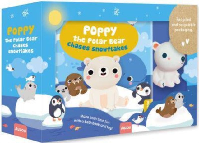 Book cover of: Poppy the Polar Bear Chases Snowflakes