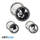Book cover of: Death Note Light, L & Ryuk 3 Badge Pack