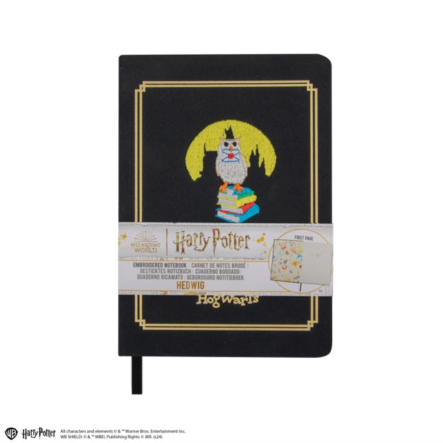 Book cover of: Hedwig Embroidered Notebook