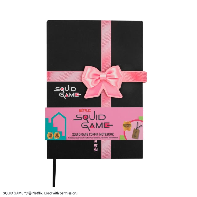 Book cover of: Squid Game Coffin Hardcover Notebook