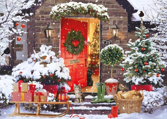 Book cover of: Jigsaw 1000 Piece - Christmas Cottage (L)