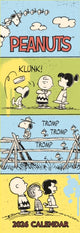 Peanuts Slim Calendar 2026 5020211312896 