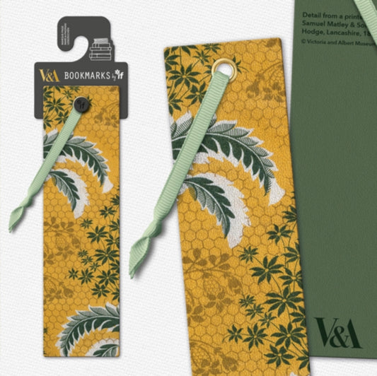Book cover of: V&A Bookmark - Leaves On Honeycomb