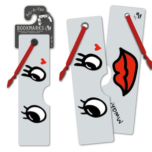 Pull - a - Face Bookmarks - Love