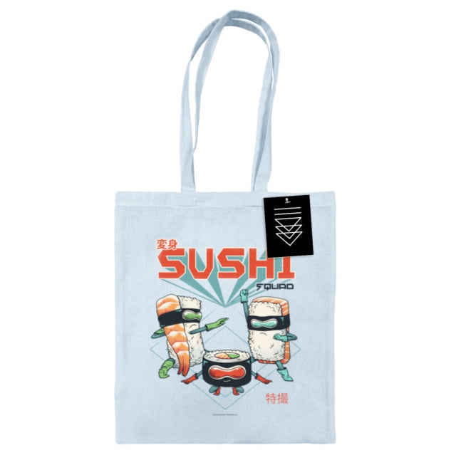Vincent Trinidad (Sushi Squad) Pastel Blue Tote Bag