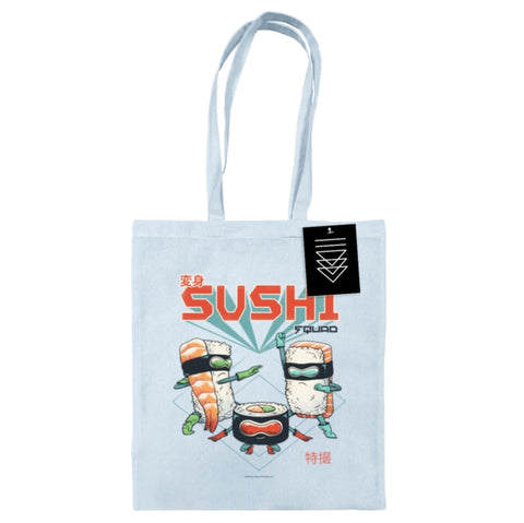 Vincent Trinidad (Sushi Squad) Pastel Blue Tote Bag