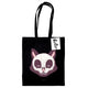 Book cover of: Tobe Fonseca (Cat Skull Face) Black Tote Bag