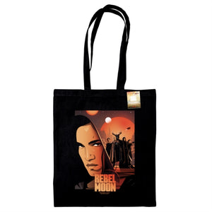 Rebel Moon (Illustration) Black Tote Bag