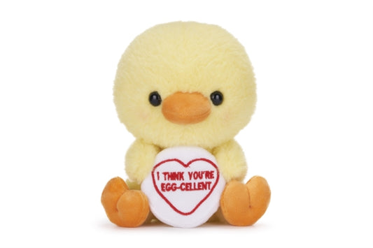 Book cover of: Love Hearts 7" Egg-Cellent Chick Plush Gift
