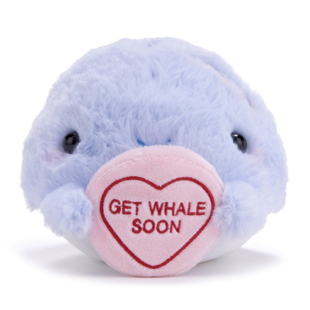 Book cover of: Love Hearts 7" Get Whale Soon Plush Gift
