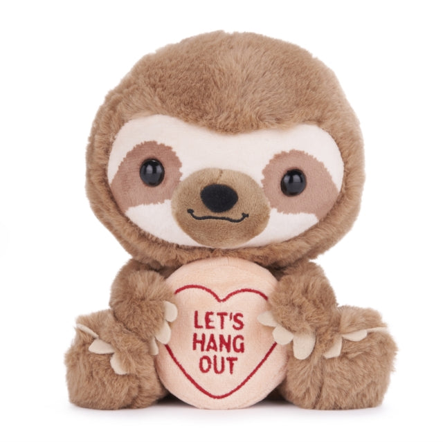 Book cover of: Love Hearts 7" Sloth - Hang Out Plush Gift