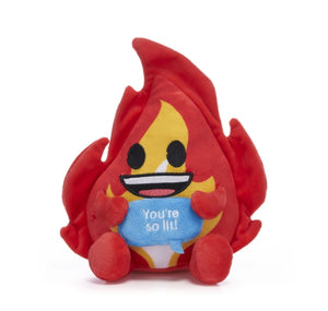 7" Flame Emoji Plush Gift