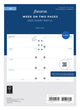 A5 Week On Two Pages English 2025