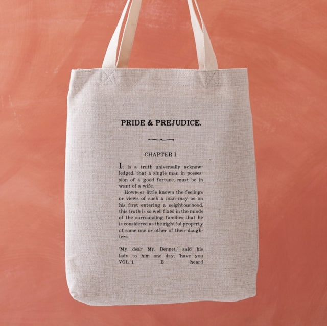 Book cover of: Pride and Prejudice Chapter One Tote Bag